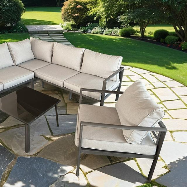 Farisha 6 Pc. Outdoor Sectional Set - My Sweet Home Furniture (Queens, NY)