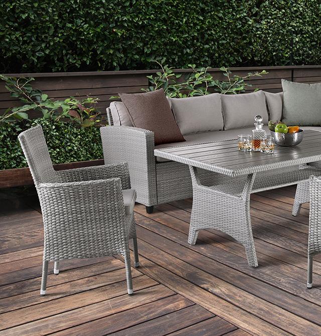 Kimara 3 & 5 Piece. Patio Dining Set - My Sweet Home Furniture (Queens, NY)