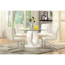 LODIA I White Side Chair - My Sweet Home Furniture (Queens, NY)