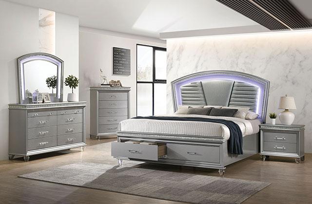 MADDIE Mirror, Silver - My Sweet Home Furniture (Queens, NY)