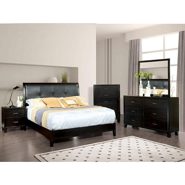 Enrico I Espresso E.King Bed - My Sweet Home Furniture (Queens, NY)