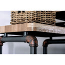 Kebbyll Antique Black/Natural Tone Pier Cabinet - My Sweet Home Furniture (Queens, NY)