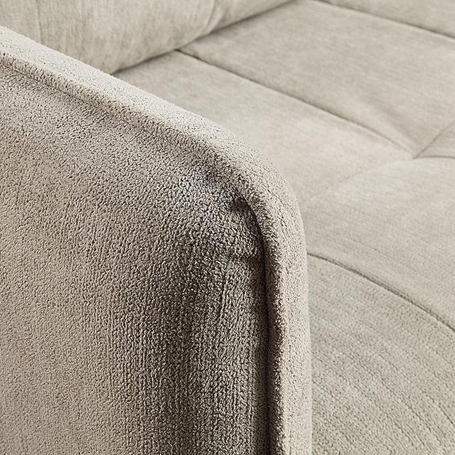 LYNDA Sofa w/ Pillows, Light Gray - My Sweet Home Furniture (Queens, NY)