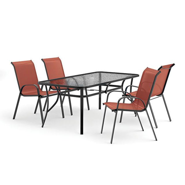 Pierro 5 Pc. Outdoor Dining Set - My Sweet Home Furniture (Queens, NY)