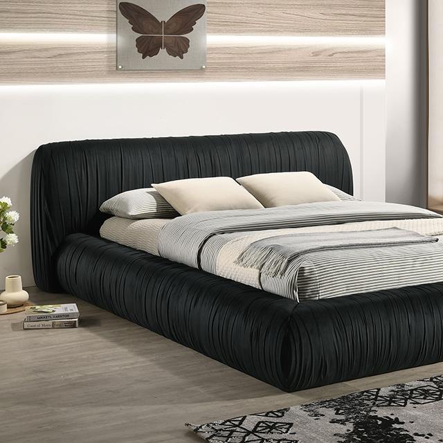 Palmdale Bed Black & Ivory - My Sweet Home Furniture (Queens, NY)