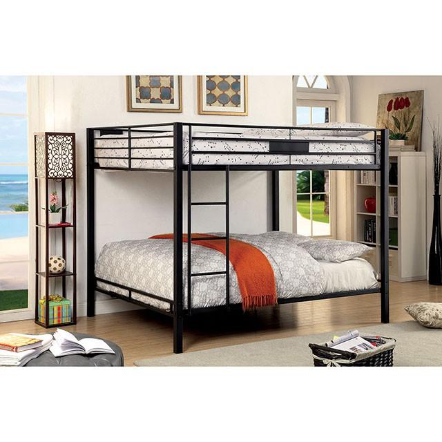 CLAREN Black Queen/Queen Bunk Bed - My Sweet Home Furniture (Queens, NY)