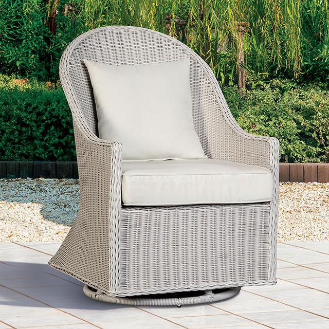 Tomohon Swivel Wicker Chair - My Sweet Home Furniture (Queens, NY)