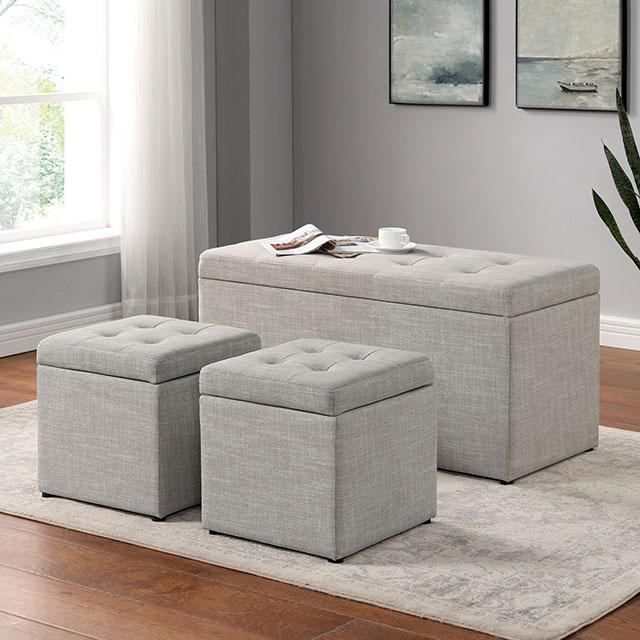 DARYN Storage Bench w/ Ottoman - My Sweet Home Furniture (Queens, NY)