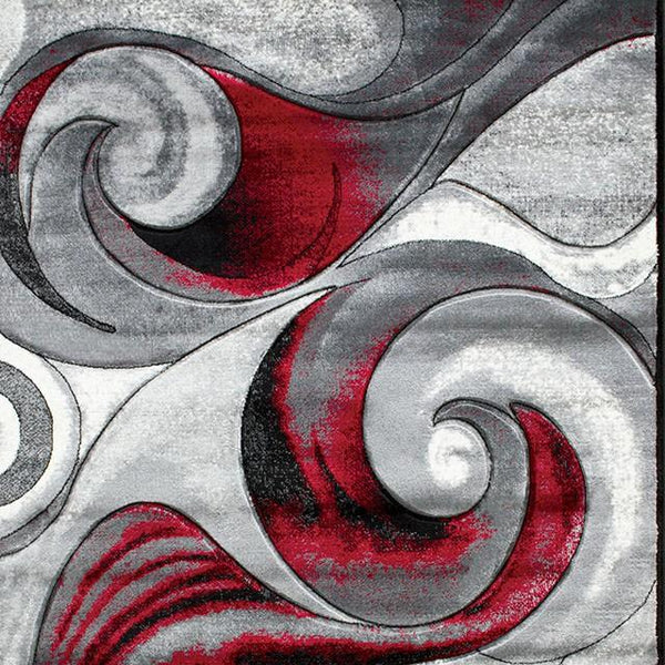 Niksar Red 5' X 7' Area Rug - My Sweet Home Furniture (Queens, NY)