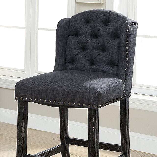 SANIA Bar Ht. Wingback Chair (2/CTN) - My Sweet Home Furniture (Queens, NY)