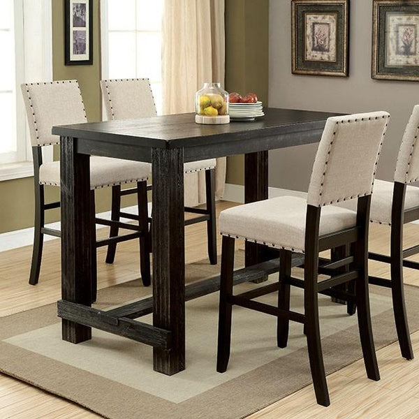 Sania II Antique Black Bar Table, Antique Black - My Sweet Home Furniture (Queens, NY)