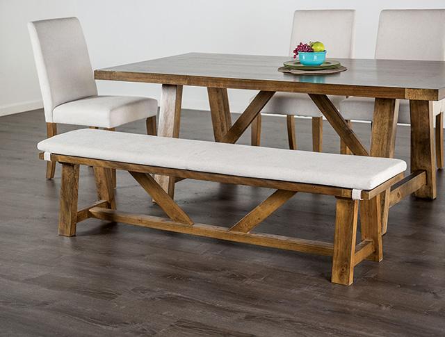Losone Bench w/ Cushion - My Sweet Home Furniture (Queens, NY)