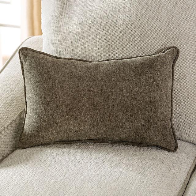 MORNINGTON Sectional, Ivory/Brown - My Sweet Home Furniture (Queens, NY)