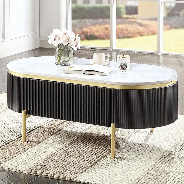 KOBLENZ Coffee Table, Dark Walnut - My Sweet Home Furniture (Queens, NY)