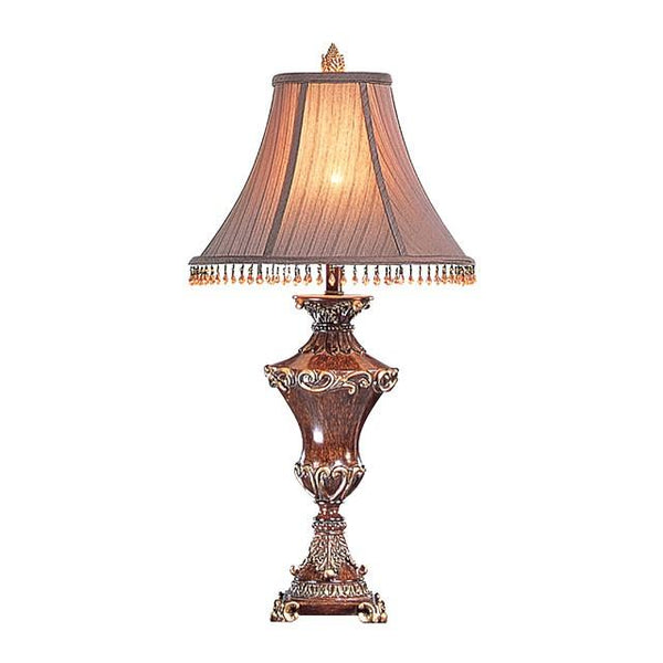 Selma Beige/Gold Table Lamp (2/CTN) - My Sweet Home Furniture (Queens, NY)