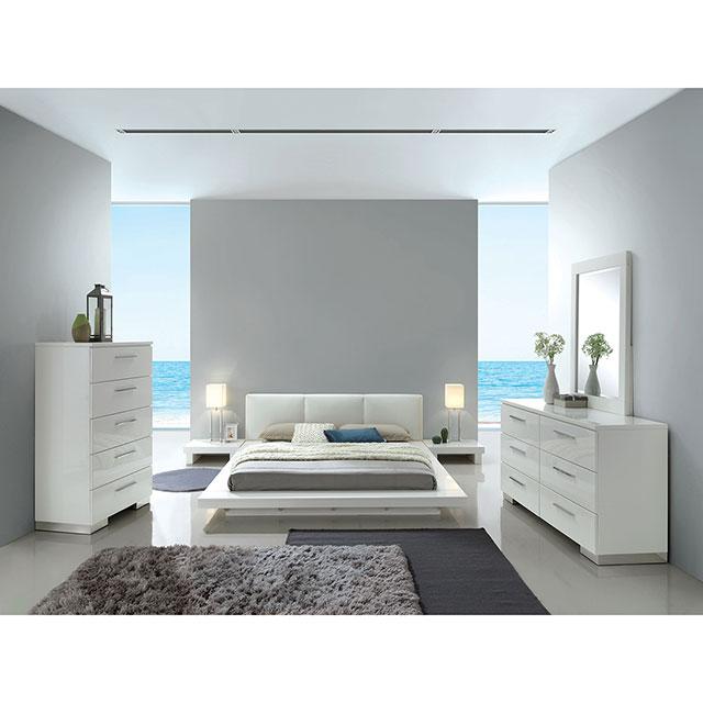 Christie Glossy White Dresser - My Sweet Home Furniture (Queens, NY)