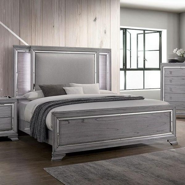Alanis Light Gray Cal.King Bed