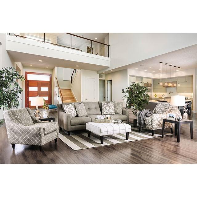 Dorset Light Gray Love Seat - My Sweet Home Furniture (Queens, NY)
