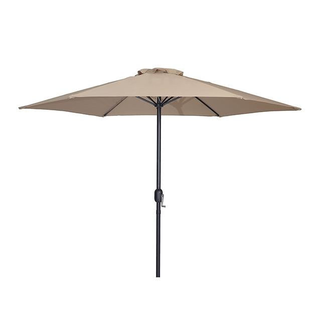 Lali 9 Ft Outdoor Umbrella + 21" Round Base - My Sweet Home Furniture (Queens, NY)