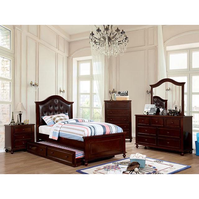 OLIVIA Trundle, Dark Walnut - My Sweet Home Furniture (Queens, NY)
