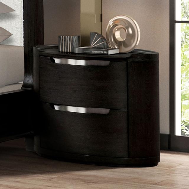 Osterley Nightstand Black - My Sweet Home Furniture (Queens, NY)