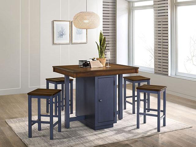 Azurine 5 Pc. Counter Ht. Set - My Sweet Home Furniture (Queens, NY)