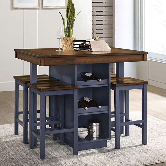 Azurine 5 Pc. Counter Ht. Set - My Sweet Home Furniture (Queens, NY)