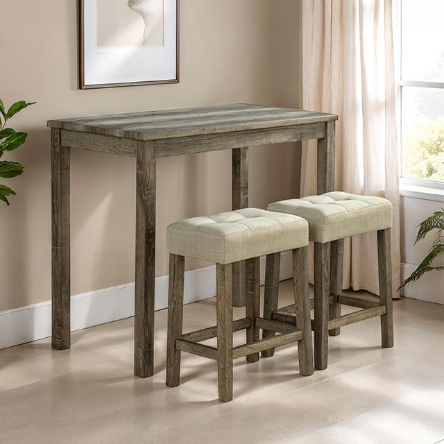 Adelaide 3 Pc. Dining Table Set - My Sweet Home Furniture (Queens, NY)