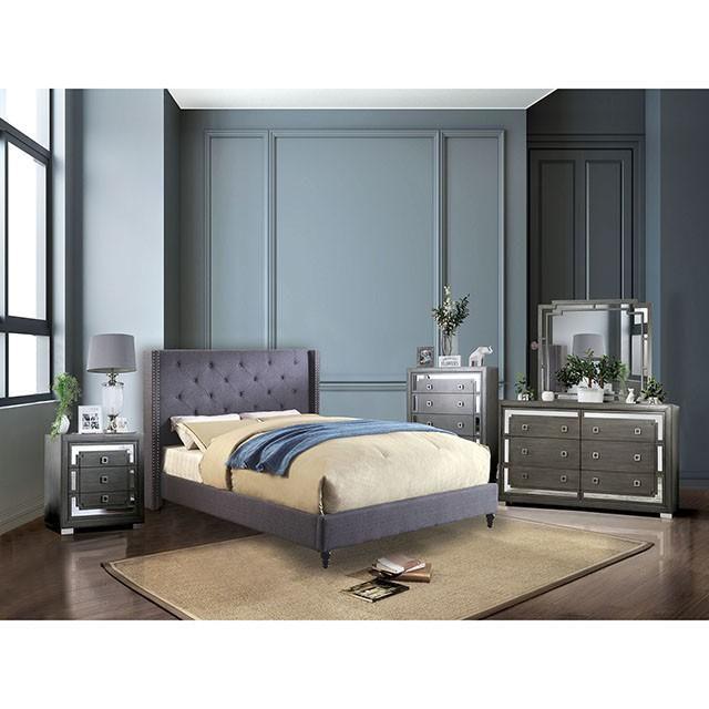 Anabelle Bed Blue & Gray - My Sweet Home Furniture (Queens, NY)