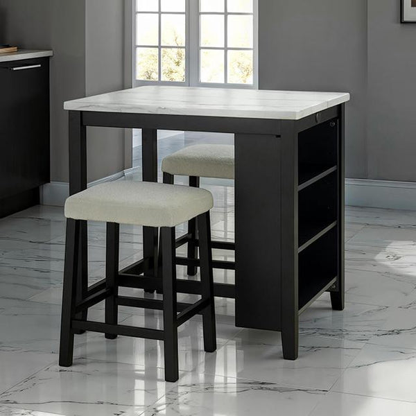 Chalcedony 3 Pc. Dining Table Set - My Sweet Home Furniture (Queens, NY)
