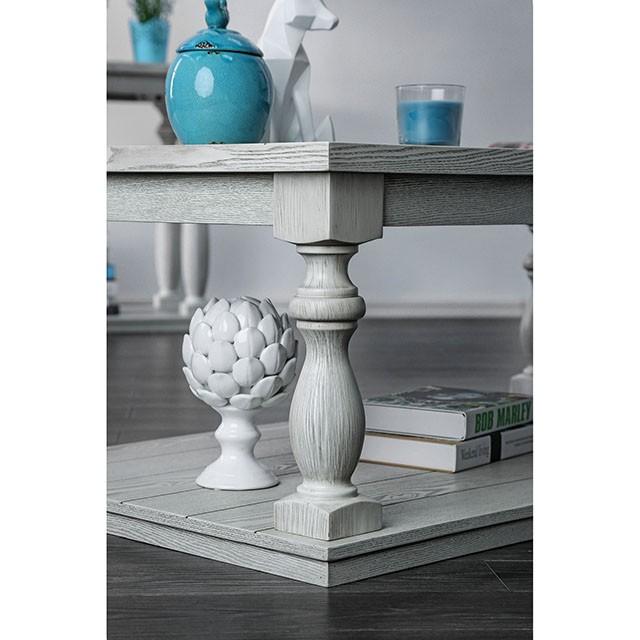 Arlington Antique White End Table - My Sweet Home Furniture (Queens, NY)