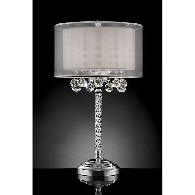 30"H Table Lamp, Hanging Crystal - My Sweet Home Furniture (Queens, NY)