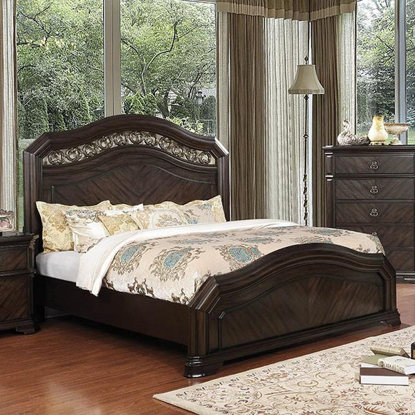Calliope Espresso E.King & Queen Bed - My Sweet Home Furniture (Queens, NY)