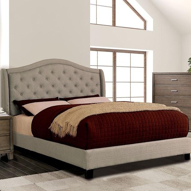 Carly Bed Grey & Brown - My Sweet Home Furniture (Queens, NY)