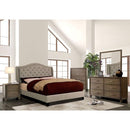 Carly Cal.King, E.King, Full, & Queen Bed Grey & Brown - My Sweet Home Furniture (Queens, NY)
