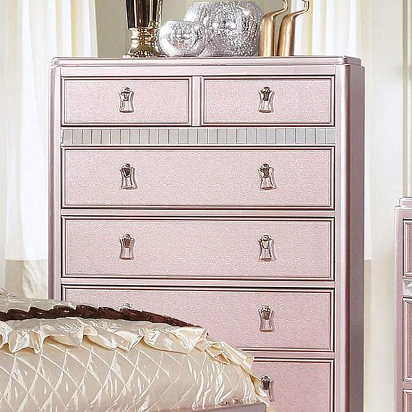 Ariston Rose Gold Chest - My Sweet Home Furniture (Queens, NY)