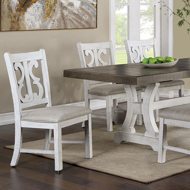 AULETTA Dining Table, Gray - My Sweet Home Furniture (Queens, NY)
