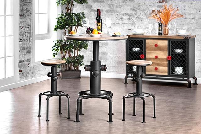 Foskey 3 Pc Bar Table Set - My Sweet Home Furniture (Queens, NY)