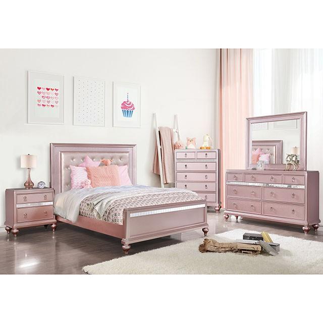 Ariston Rose Pink Mirror - My Sweet Home Furniture (Queens, NY)