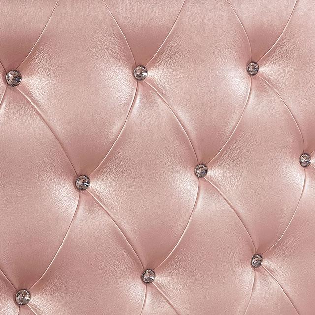 Ariston Rose Gold Full, Twin & Queen Bed - My Sweet Home Furniture (Queens, NY)