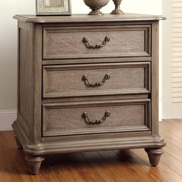 BELGRADE I Rustic Natural Tone Night Stand - My Sweet Home Furniture (Queens, NY)