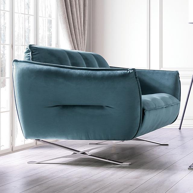 Civellutino Loveseat Teal - My Sweet Home Furniture (Queens, NY)