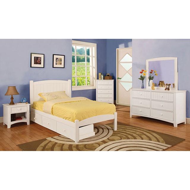 Corry White Dresser - My Sweet Home Furniture (Queens, NY)
