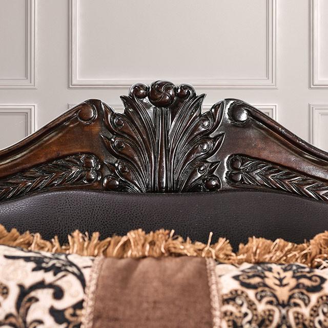 JAMAEL Brown/Espresso Sofa - My Sweet Home Furniture (Queens, NY)