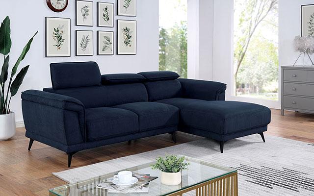 NAPANEE Sectional, Navy - My Sweet Home Furniture (Queens, NY)