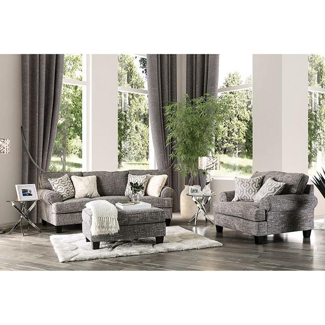 Pierpont Gray Ottoman - My Sweet Home Furniture (Queens, NY)