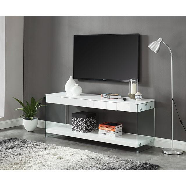 Sabugal White 70" TV Stand - My Sweet Home Furniture (Queens, NY)