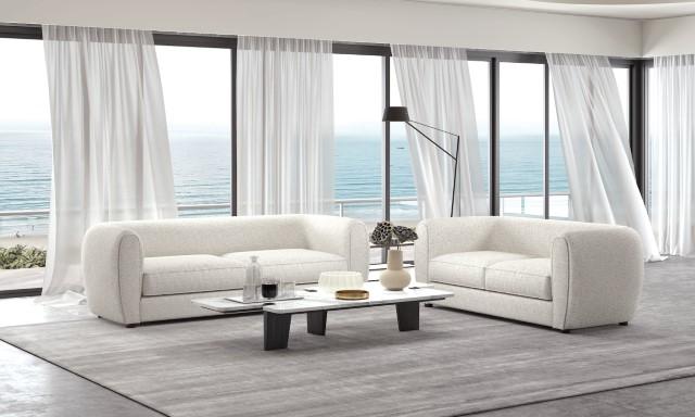 VERDAL Loveseat, Off-White - My Sweet Home Furniture (Queens, NY)