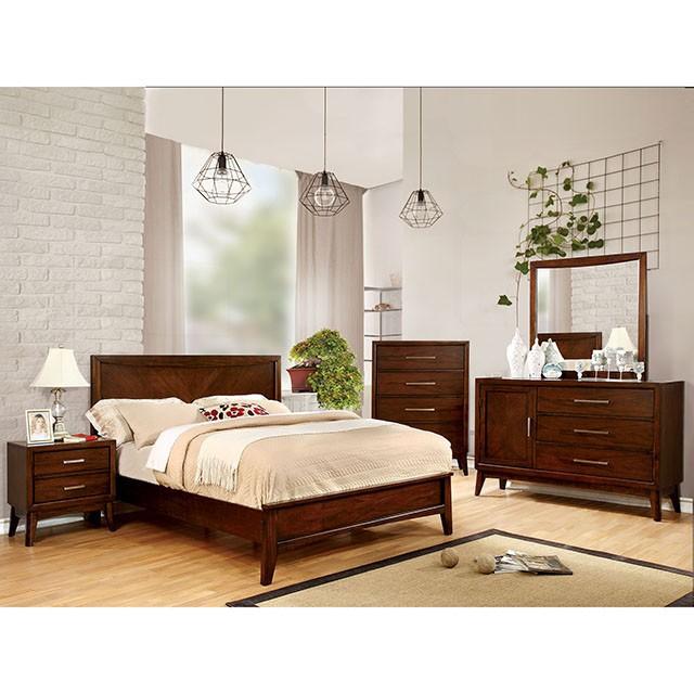 SNYDER Brown Cherry Mirror - My Sweet Home Furniture (Queens, NY)