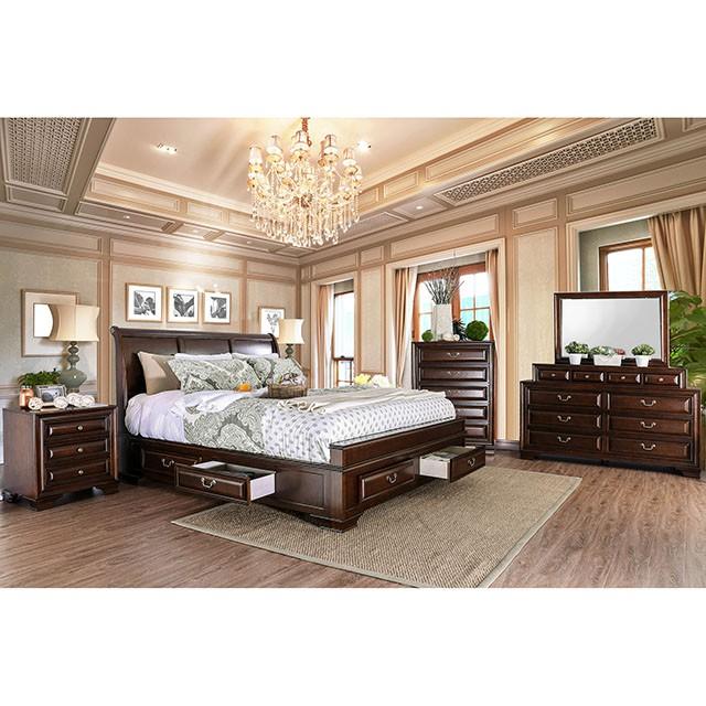 Brandt Brown Cherry Mirror - My Sweet Home Furniture (Queens, NY)